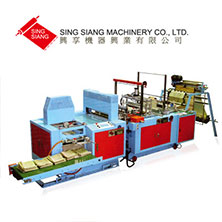 3-Folded Garbage Bag Making & Folding Machine - T-shirt Style & Flat Style