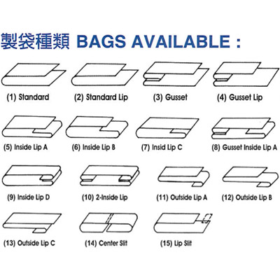 Bags Available
